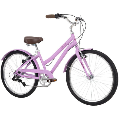 (Whatapp: 55077736) Sienna 24inch 7-speed comfort bike - Lavender