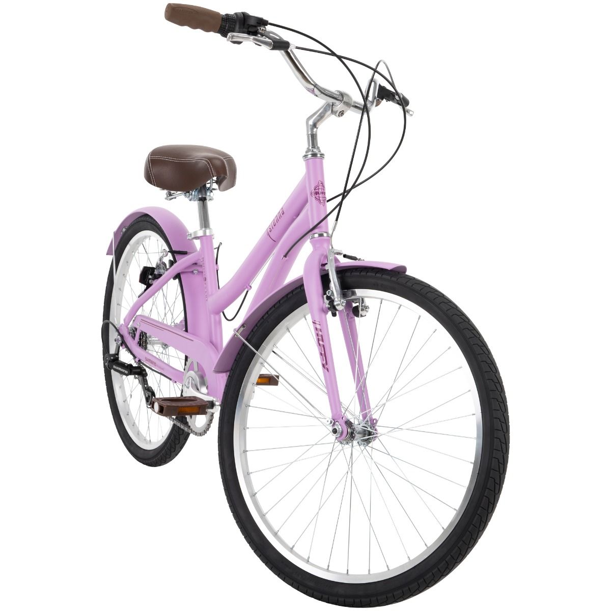 (Whatapp: 55077736) Sienna 24inch 7-speed comfort bike - Lavender