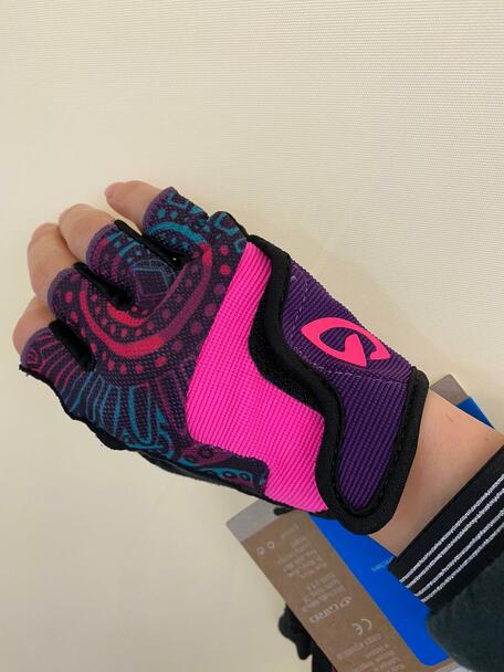 GIRO BRAVO JR GLOVES-Blue Jewel